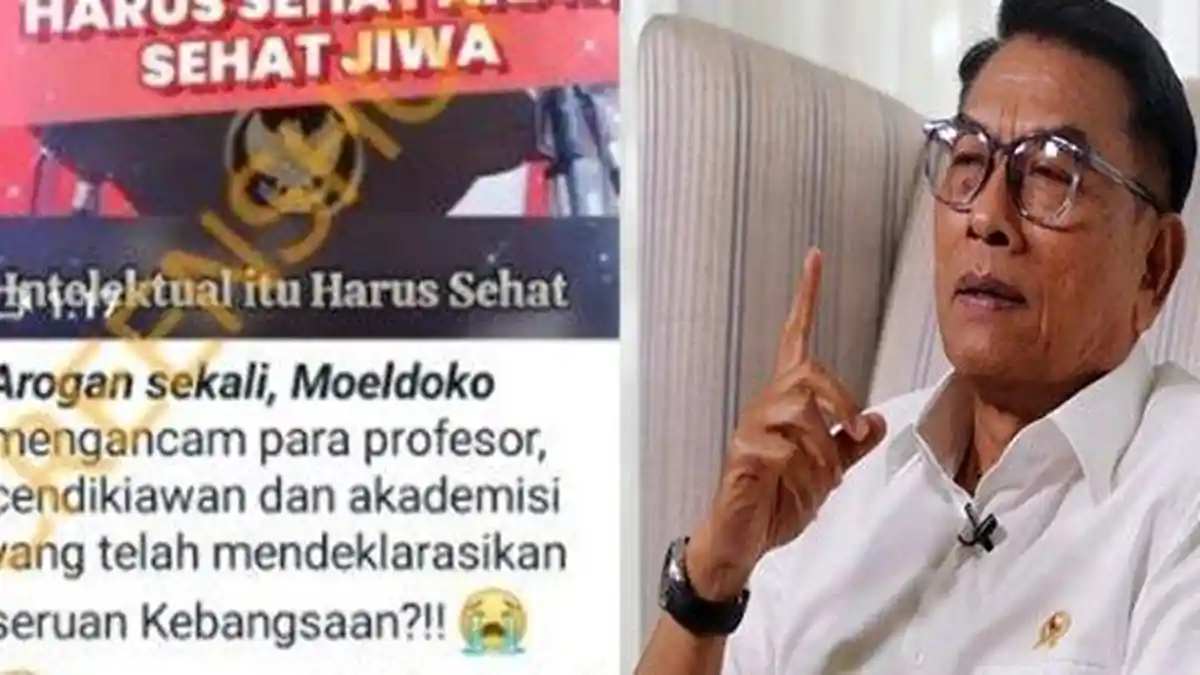 VIRAL Video Moeldoko Ancam Profesor hingga Ngaku Pertaruhkan Nyawa, Ini Fakta Sebenarnya