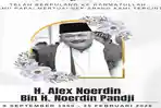 Jadi Pelopor Sekolah Dan Berobat Gratis, Eks Gubernur Sumsel, Alex Noerdin Dimakamkan di Kebun Bunga