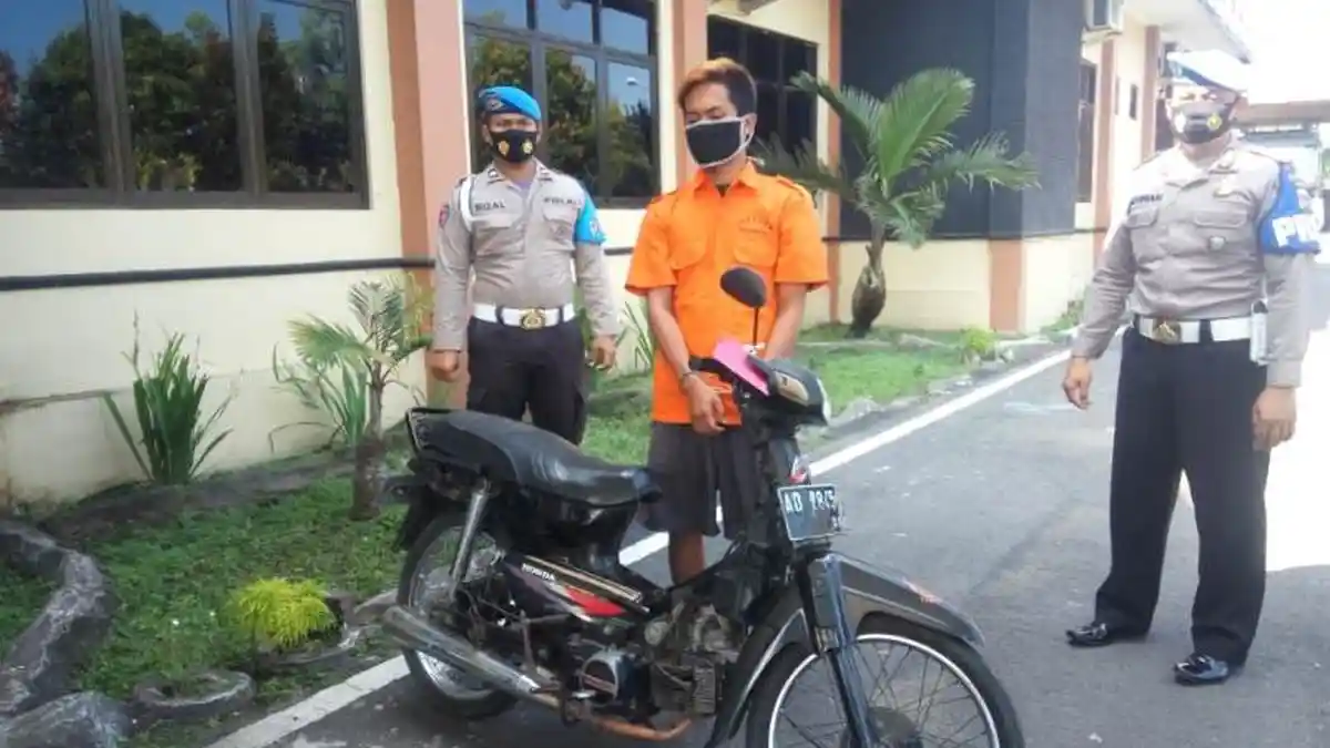 Warga Samigaluh Nekad Curi Motor Tetangga Demi Bisa Belikan Kaos Untuk Istrinya