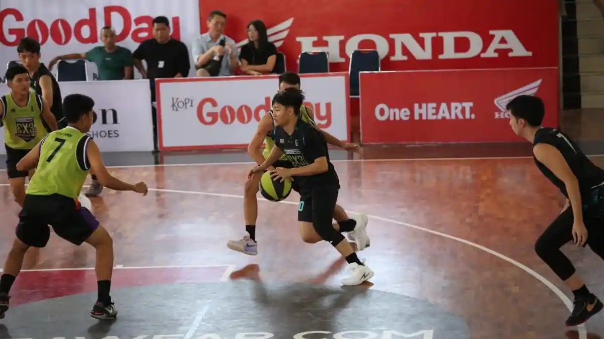 Tim Basket Putra Pond's Men 3x3 Competition SMA Cinta Budaya Menang 6-4 Atas SMA Padang Sidempuan