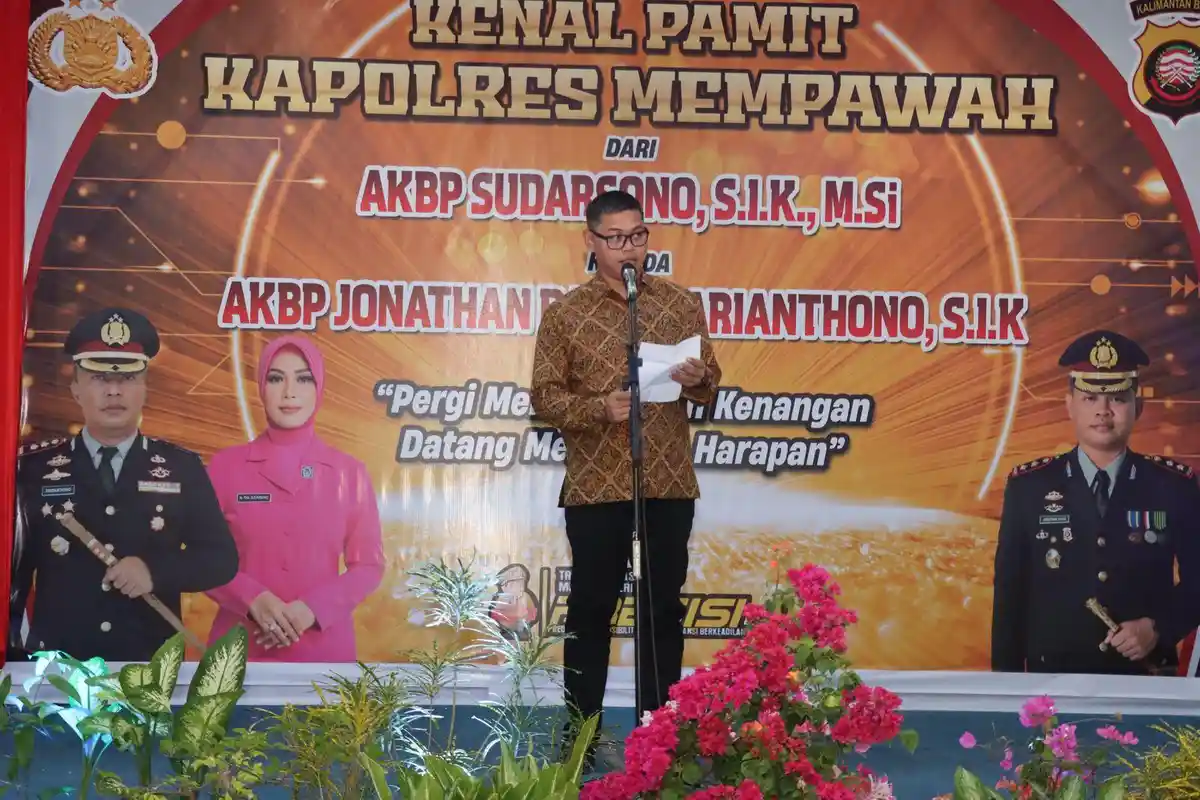 Jabat Kapolres Mempawah, AKBP Jonathan David Harianthono: Seperti Pulang Kampung