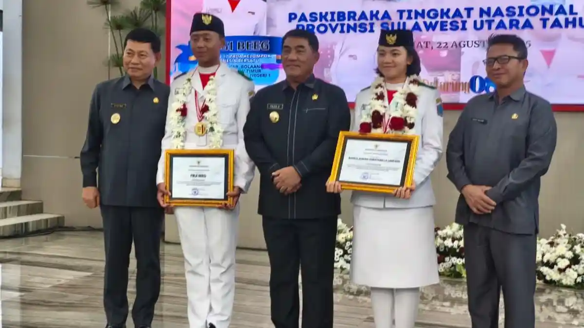 60 Paskibraka Sulut bakal Masuk Akmil, Akpol dan IPDN, Gubernur YSK: Kita Fasilitasi dan Perjuangkan