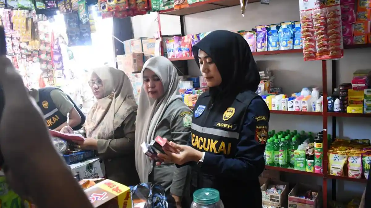 Lagi, 8.400 Batang Rokok Ilegal Disita di Banda Aceh, Ini Wilayahnya