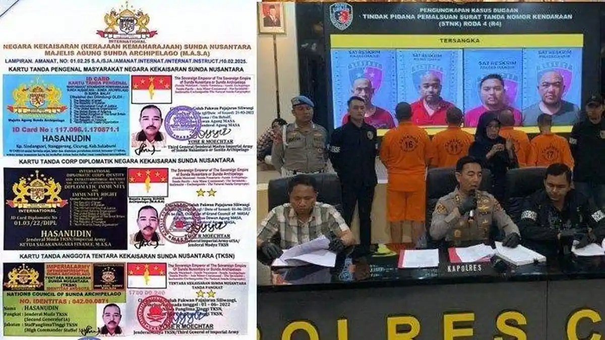 Jenderal Kekaisaran Sunda Nusantara Jadi Otak Pemalsu STNK, Sindikat ...