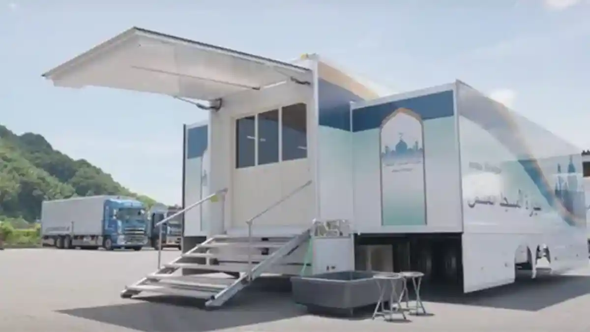 Masjid Berjalan Buatan Yasu Project Bisa Digunakan Peserta dan Penonton Olimpiade 2020