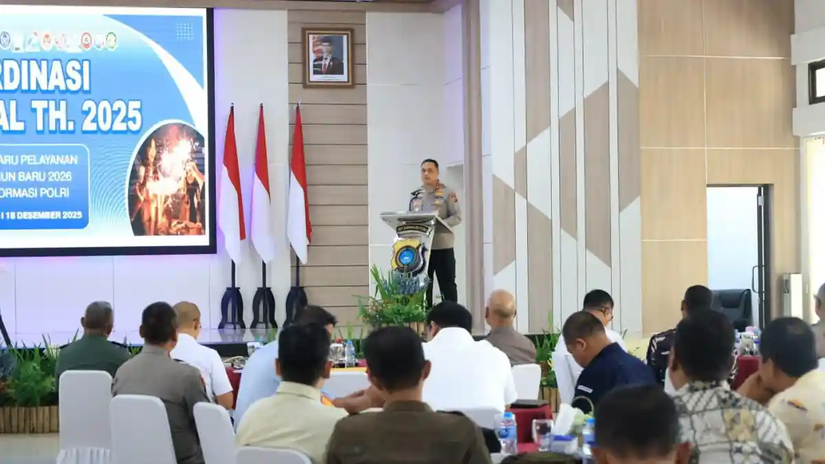 Kapolda Babel Pimpin Rakor Linsek, 2.000 Personel Diterjunkan Amankan Nataru