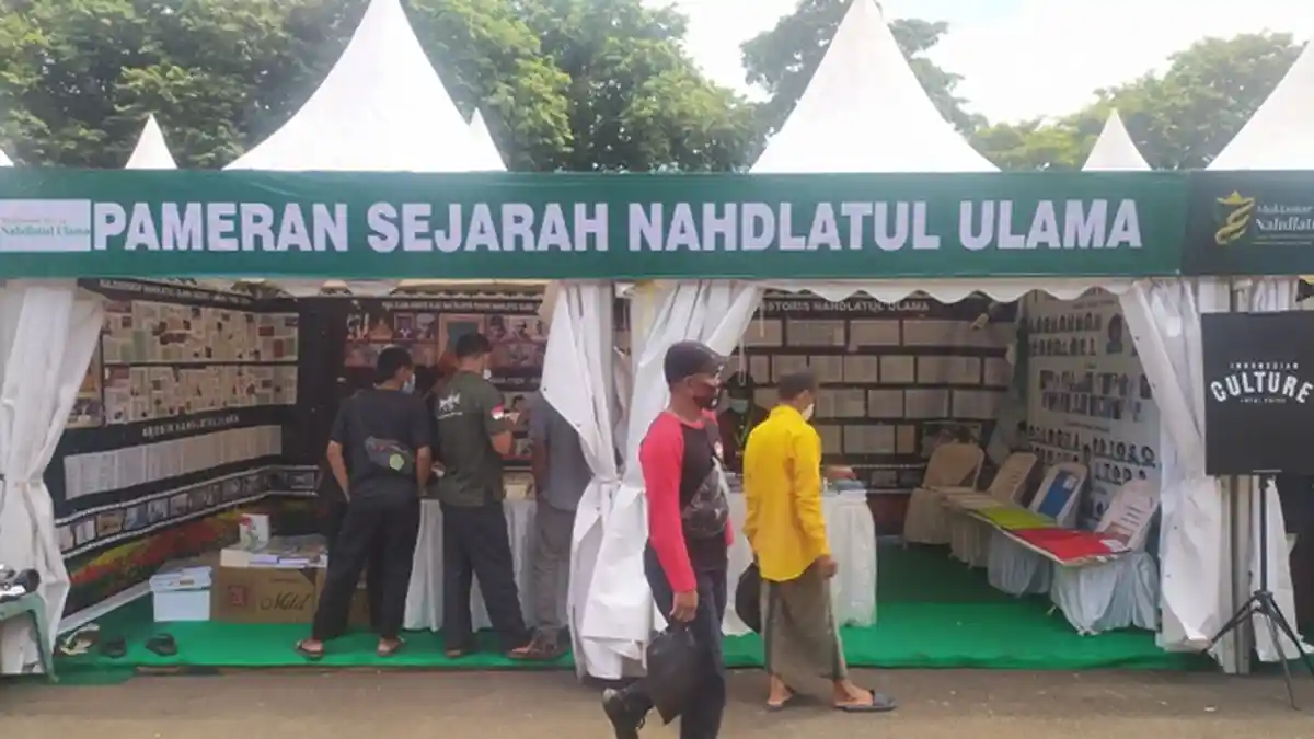 Muktamar NU 2021, Stan Sejarah Nahdlatul Ulama Sedot Perhatian Pengunjung Bazar 