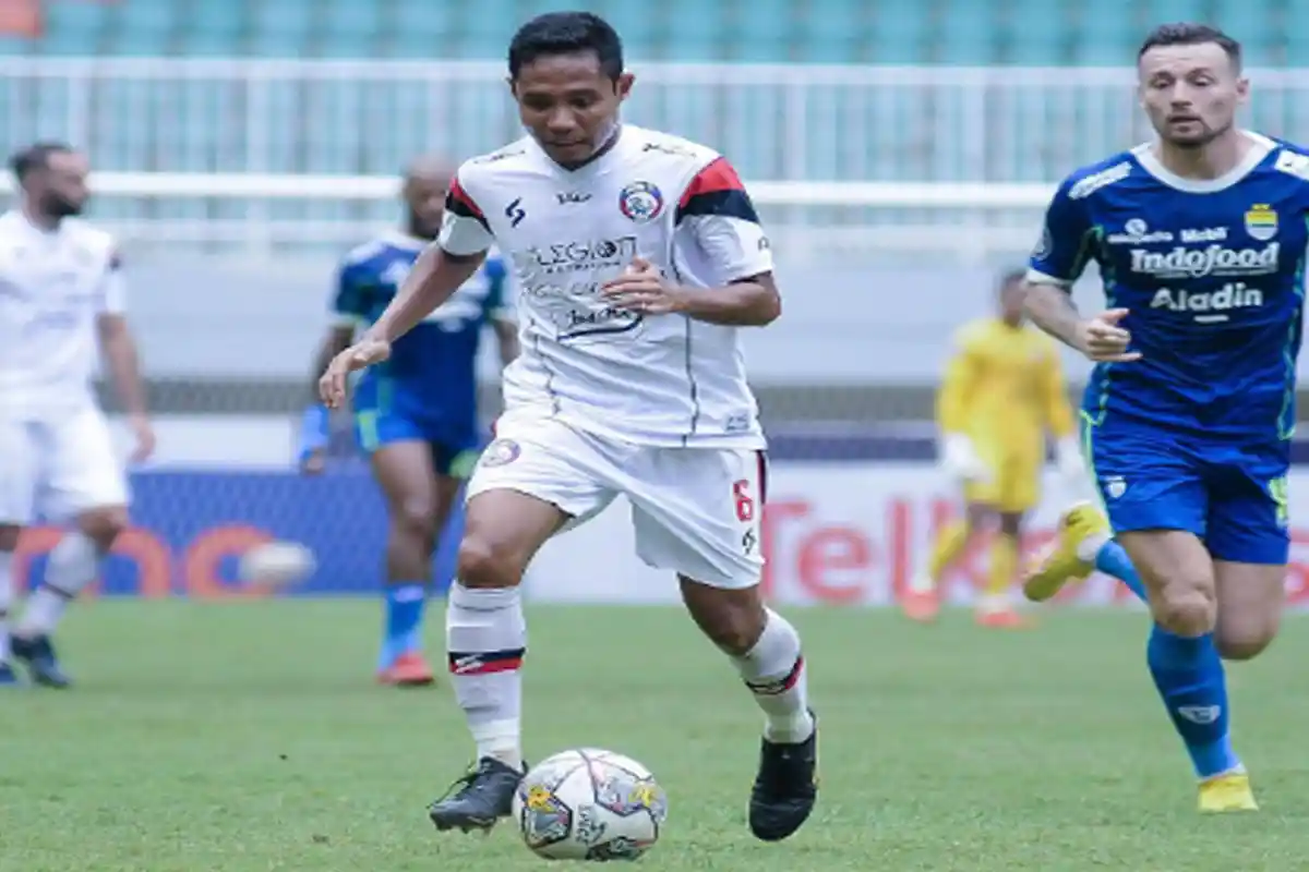 Hasil Skor Persib Bandung Vs Arema FC jadi 1-0, Mark Klok Jebol Gawang Singo Edan