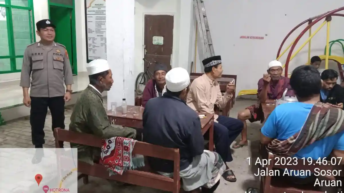 Beri Rasa Aman, Polsek Laguboti Pam Sholat Tarawih