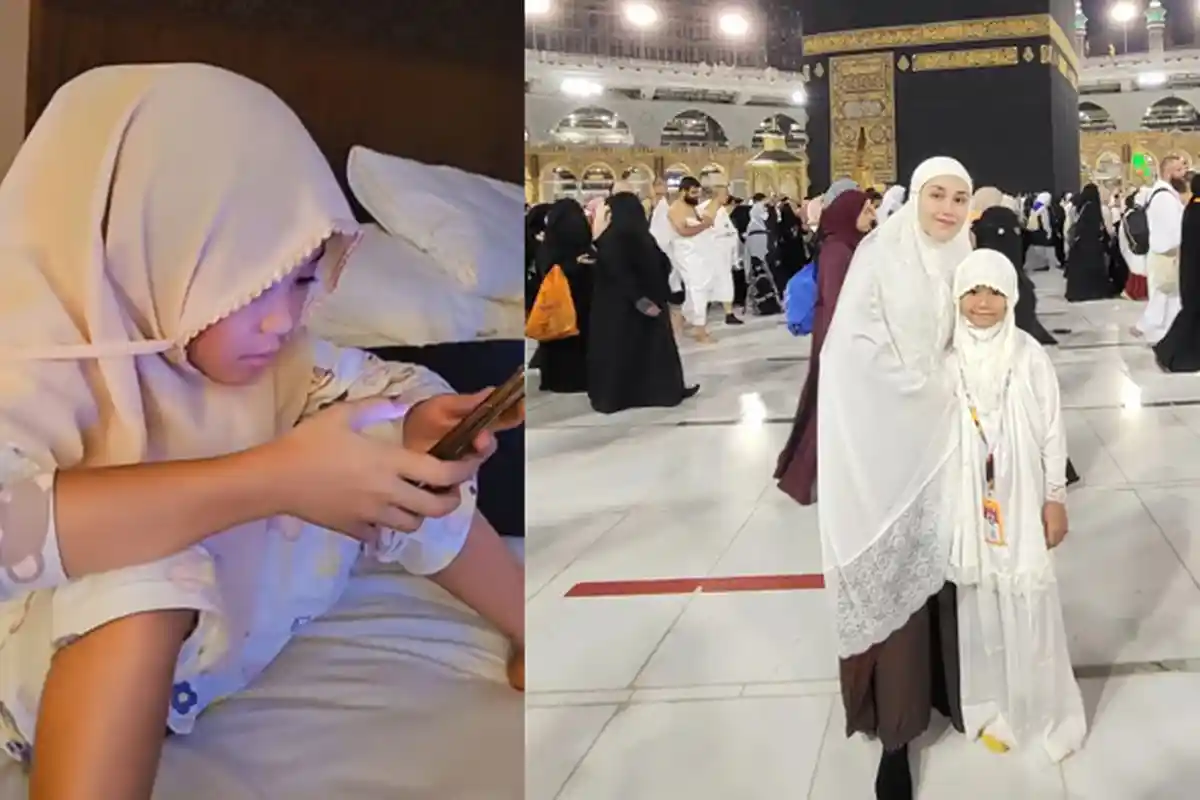 Umroh saat Ujian Sekolah, Bilqis Sampai Lakukan Ini Demi Kerjakan Soal, Ayu Ting Ting: Tetap Ujian