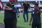 Ekspresi Pelatih Bali United Hans Peter Schaller