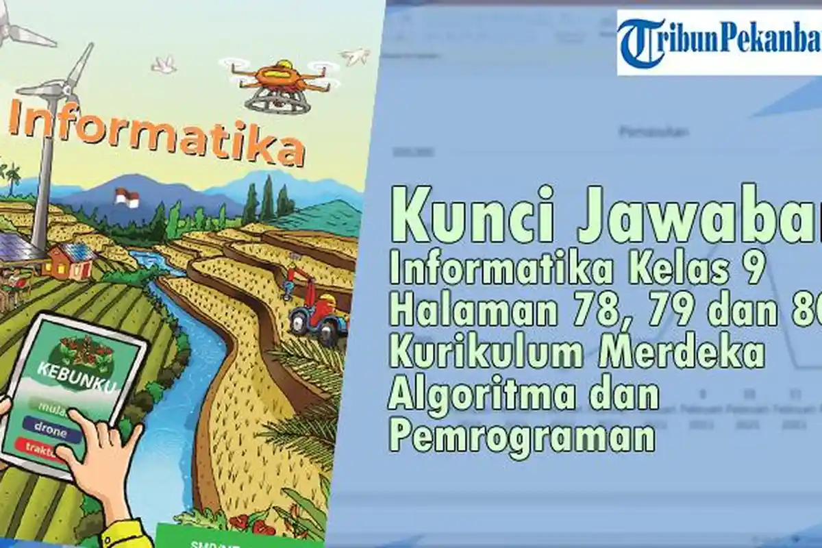 Kunci Jawaban Informatika Kelas 9 Halaman 78, 79 dan 80, Kurikulum Merdeka Algoritma dan Pemrograman