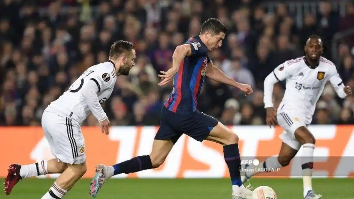 Hasil Barcelona vs Manchester United Liga Europa Skor 2-2, Marcus Rashford Nyaris Permalukan Barca