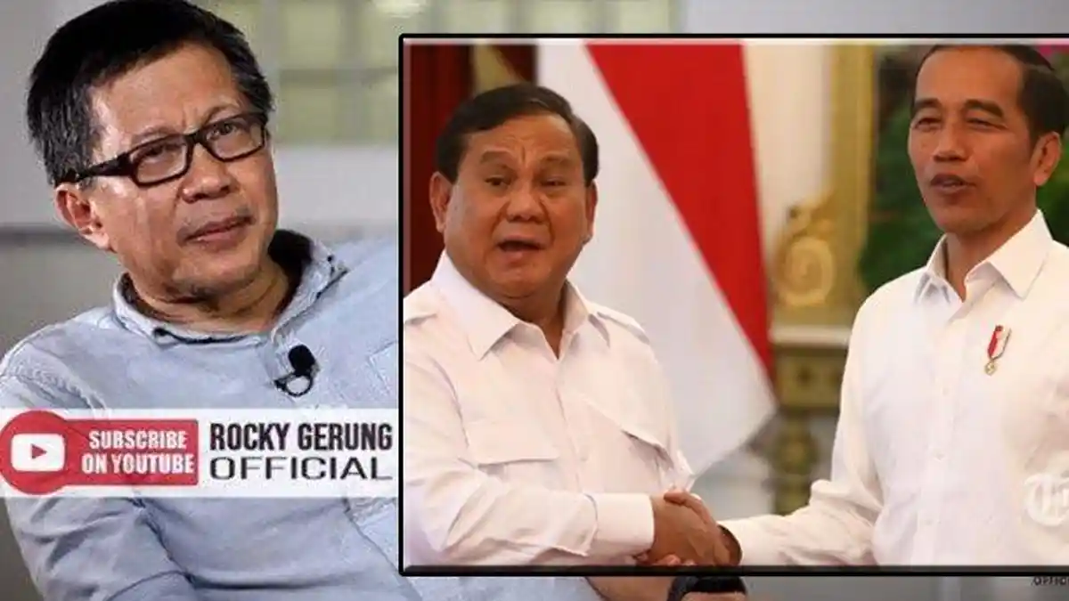 Rocky Gerung Sebut Jokowi Ingin Bikin Dinasti Sendiri, PDIP dan Gerindra Akan Jadi Blok Oposisi?