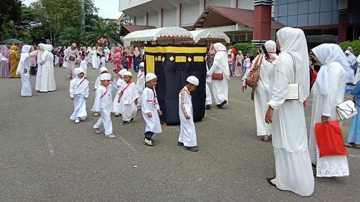 2.500 Siswa TK-PAUD di Aceh Besar Ikut Manasik Haji