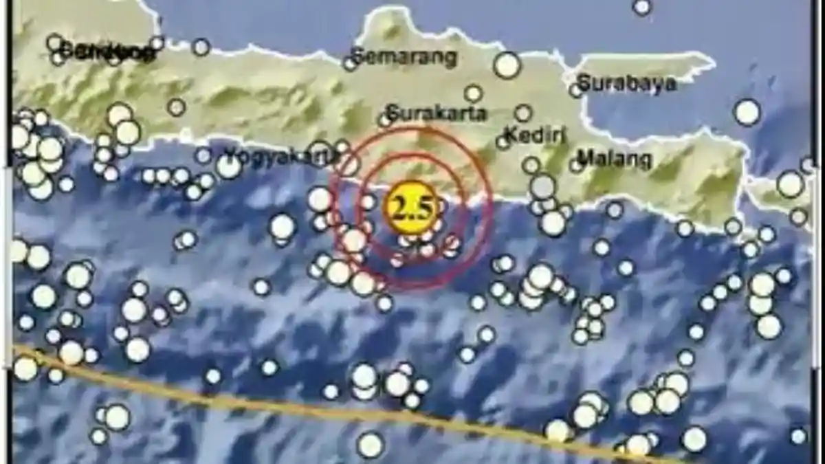 Gempa di Pacitan Jatim Selasa 30 Juni 2026, Info BMKG Titik Lokasi dan Magnitudonya - Tribunmanado.co.id
