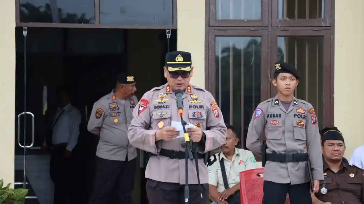 Upacara Syukuran HUT Satpam ke 42, Kapolres: Terimakasih Kinerja Satpam yang Memelihara Kamtibmas