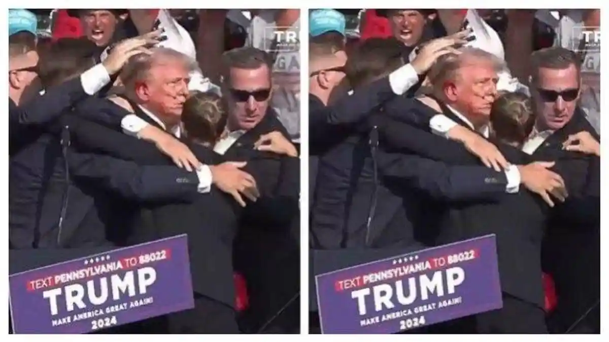 Mantan Presiden AS Donald Trump Tertembak di Telinga saat Kampanye, 2 Orang Tewas