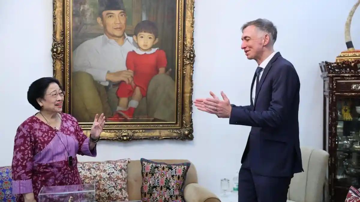 Megawati Ingatkan Dubes Jerman Ralf Beste untuk Mengantisipasi Krisis Global