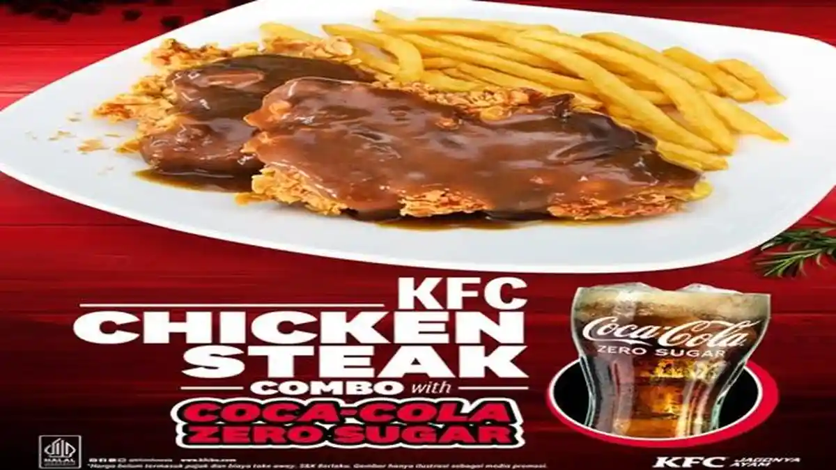 Promo KFC Hari Ini Rabu, Bernostlagia Bareng KFC Chicken Steak Rp 47.273