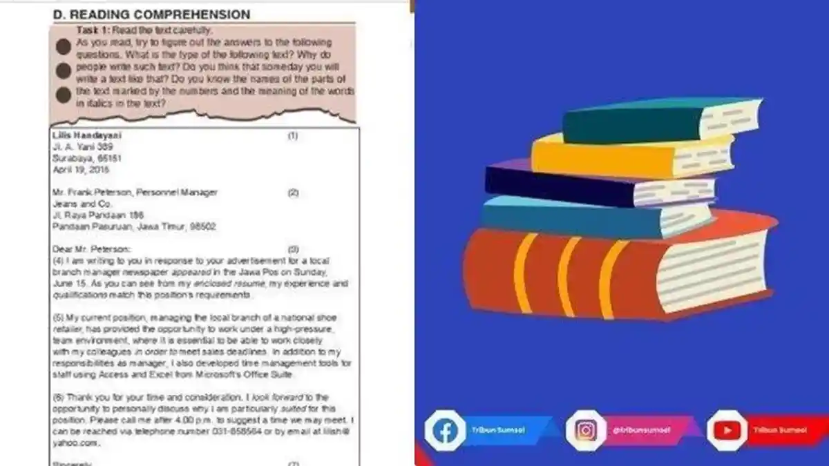 Latihan Soal dan Kunci Jawaban Bahasa Inggris Kelas 12 SMA Halaman 51 Taks 2: Answer The Question