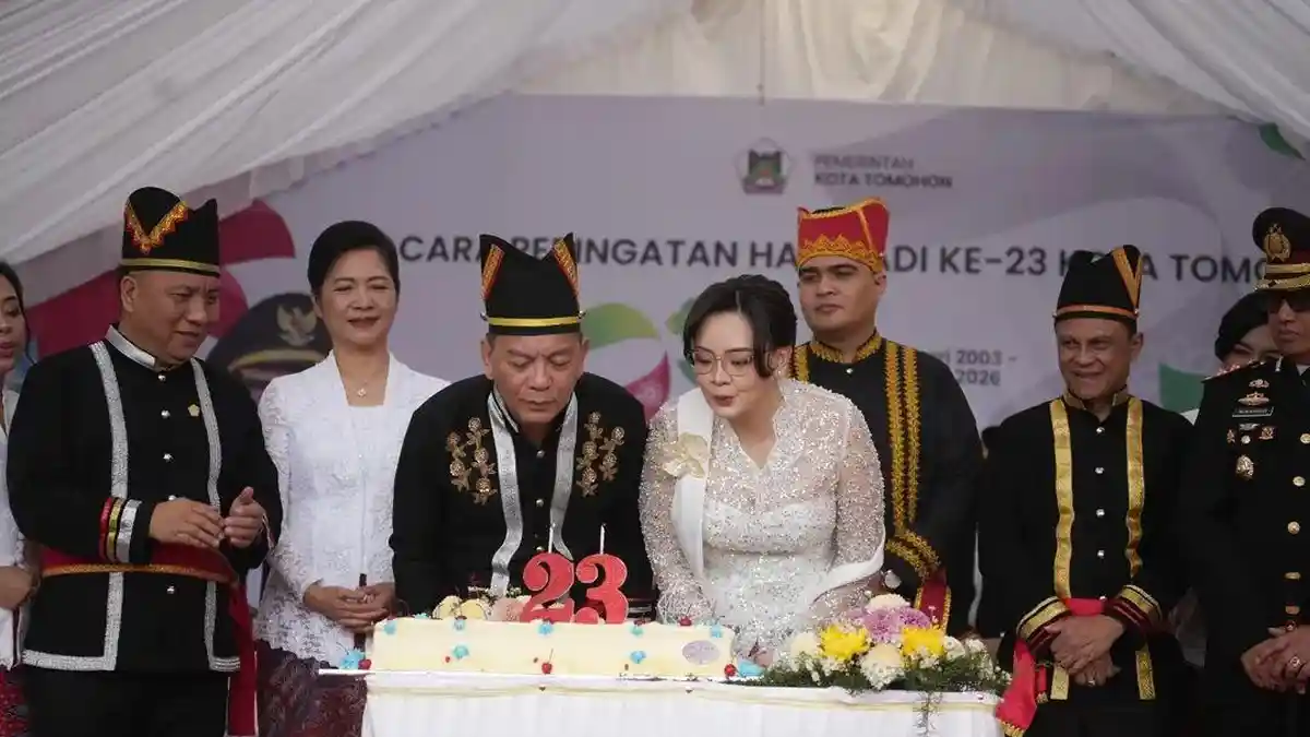 Pemkot Tomohon Gelar Upacara Peringatan HUT ke-23, Caroll Senduk Ajak Masyarakat Bertransformasi