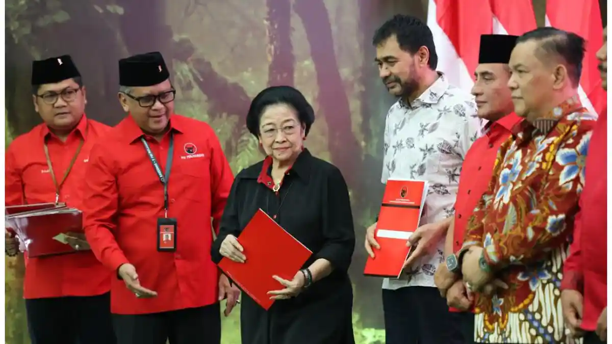 Daftar Lengkap Cakada yang Diusung PDIP di Pilkada Serentak 2024, dari Sumut hingga Papua Pegunungan