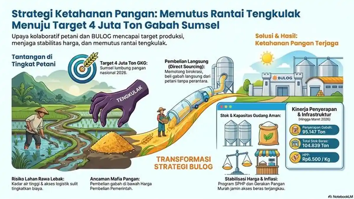 Cerita Petani Sumsel, Bertaruh Nasib di Air Rawa Demi Beras Indonesia