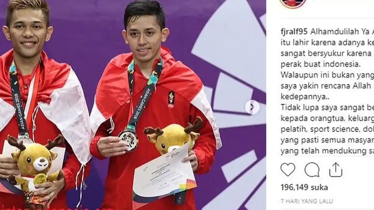 Fajar Alfian, Peraih Medali Perak Asian Games Itu Ternyata Calon Guru