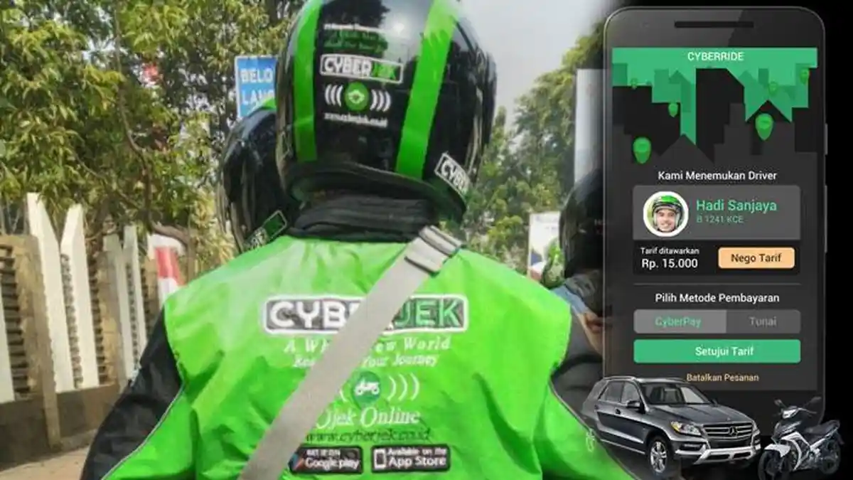 Cyberjek - Pesaing Baru Gojek dan Grab, Beri Bantuan Modal Usaha Bagi Pasangan Mitra Ojol