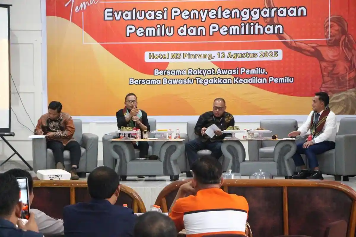 Kewenangan Baru Bawaslu Bisa Diskualifikasi Calon Kepala Daerah dan Caleg Dibahas di Pinrang Sulsel