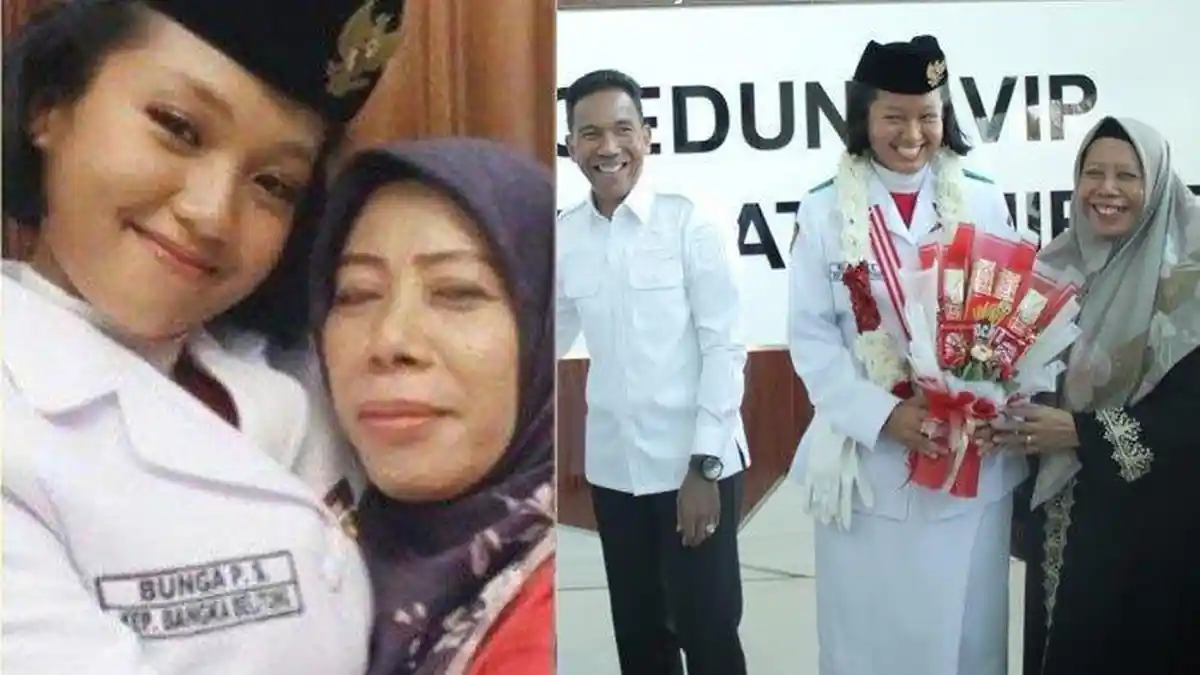 Begini Kabar Paskibraka Bunga Puspita Sari, Anak Buruh Setrika yang Sempat Diejek dan Diprotes
