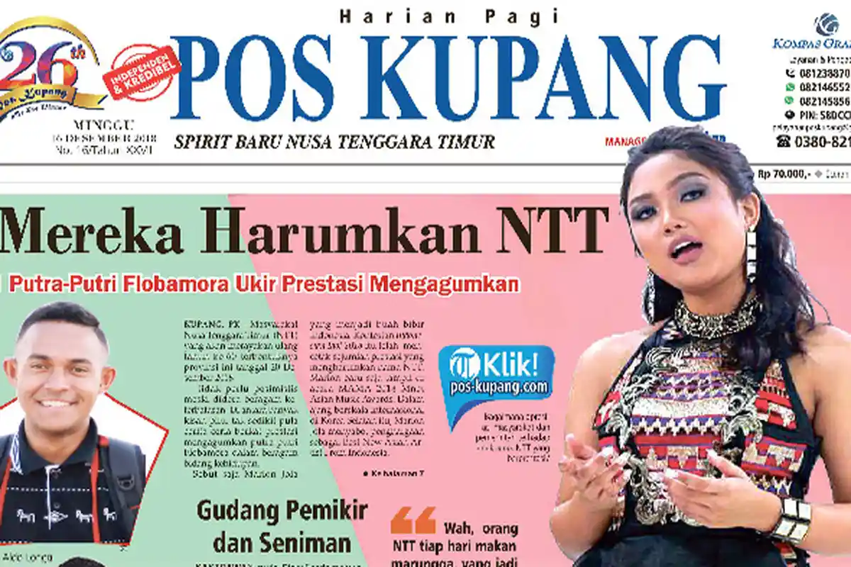 Putra-Putri NTT ini Ukir Prestasi Mengagumkan, Marion Jola, Felix K Nesi Hingga Dicky Senda