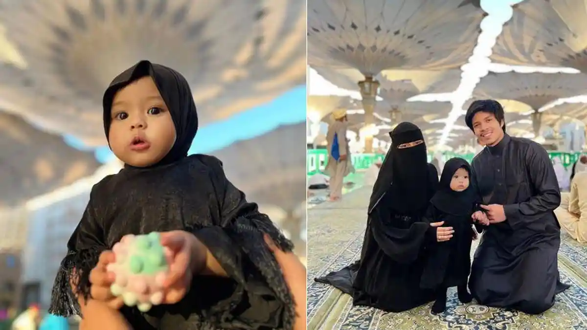 Atta Halilintar Ajak Ameena dan Aurel ke Masjid Nabawi saat Laksanakan Umroh