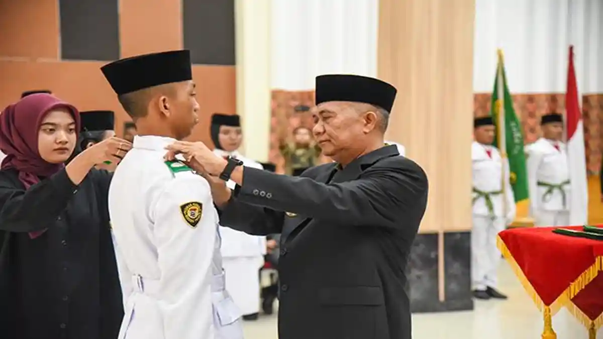 Pj Bupati dan Kapolres Bangga Pada 28 Paskibraka Kubu Raya