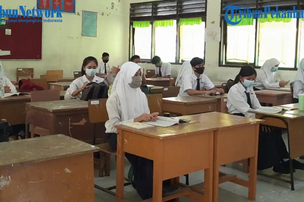Seluruh SMP di Pekanbaru Sudah Gelar Belajar Tatap Muka Secara Terbatas