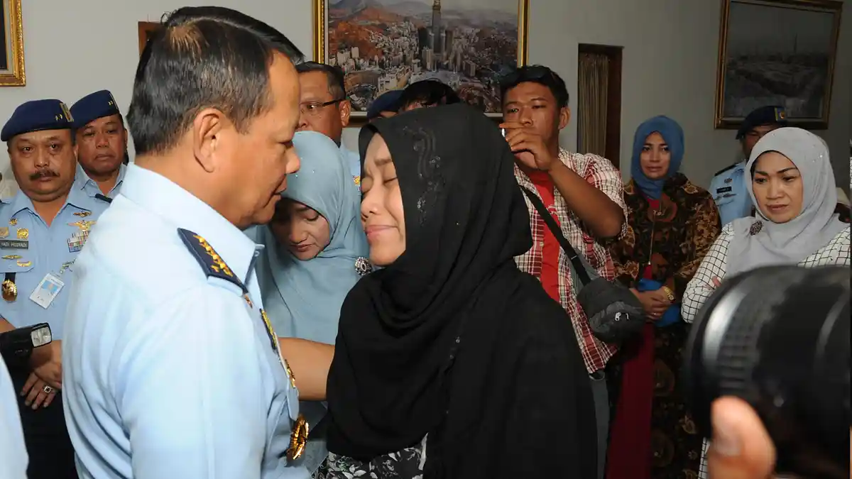 KSAU Kunjungi Keluarga Korban Kecelakan Pesawat T-50i Golden Eagle