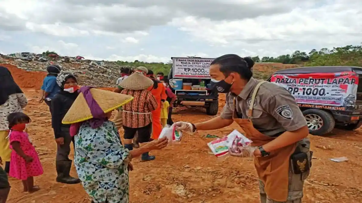 Hari Bhayangkara, Bripka Zulhamsyah Putra Gencar Razia Perut Lapar