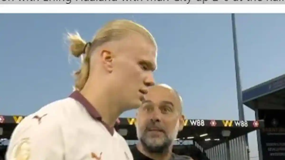 KABAR Buruk Manchester City, Guardiola Tak Tahu Kapan Haaland Pulih, Sampai Sebut Tak Bisa Jalan