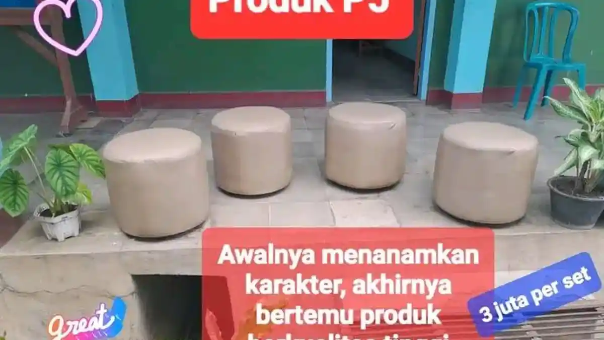 Implementasi P5 Kurikulum Merdeka, Siswa Kelas 7 SMP VIFI Maumere Hasilkan Sofa dari Sampah Plastik