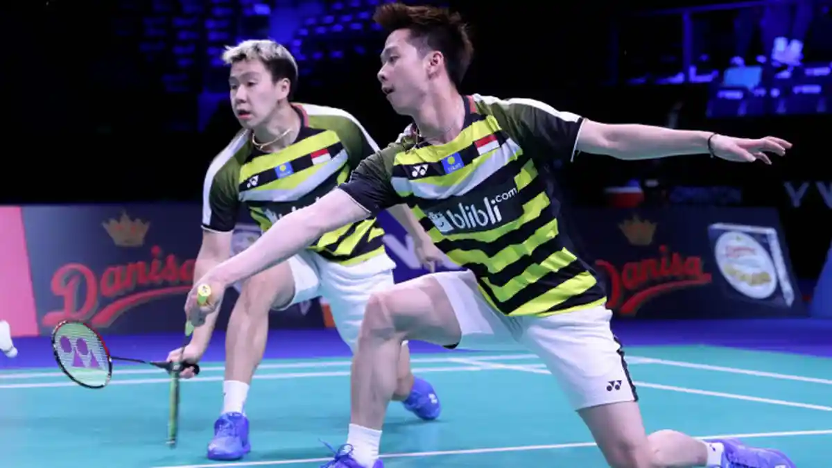 Aksi Tengil Kevin Sanjaya di Hong Kong Open 2018 Jadi Viral, Istri Marcus Gideon Berkomentar