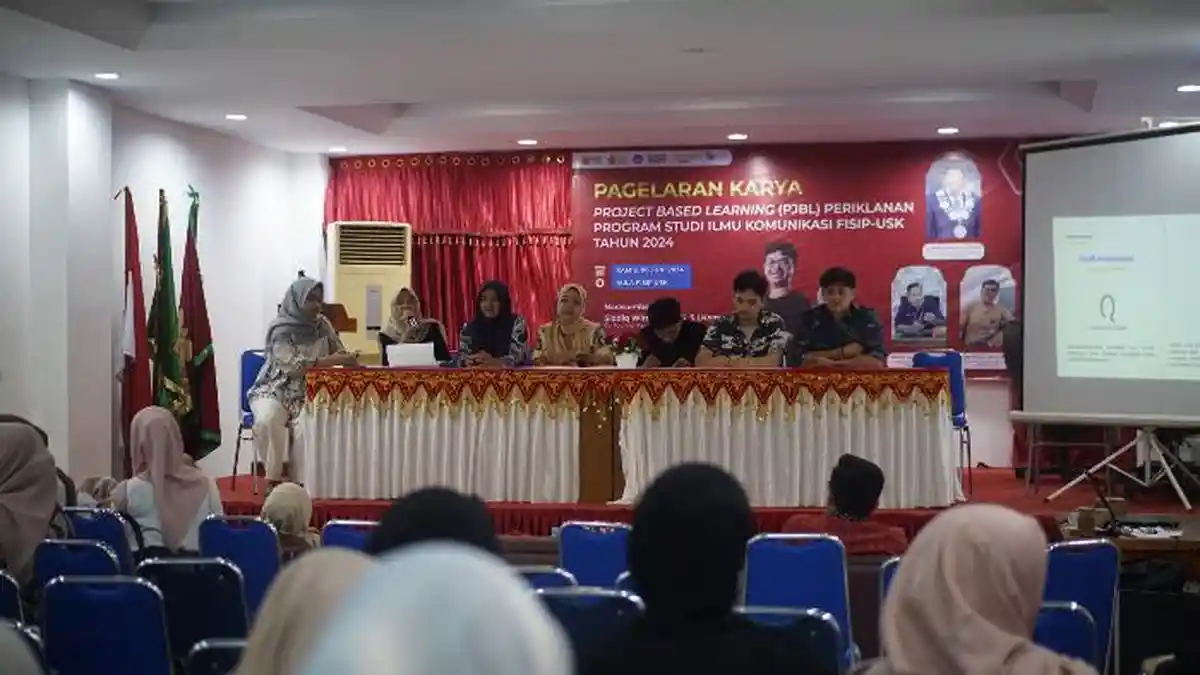 Implementasi Project Based Learning, Prodi Ilmu Komunikasi FISIP USK Gelar 13 Produk Periklanan