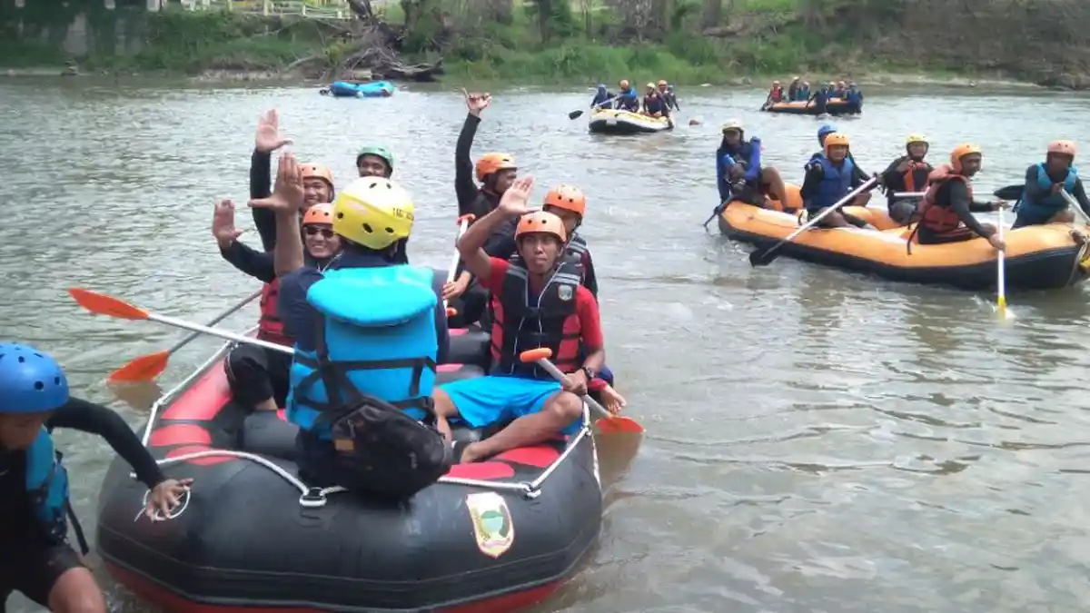 Serius Kelola Wisata Arung Jeram di Empat Lawang, Pemkab Latih 30 Pemandu