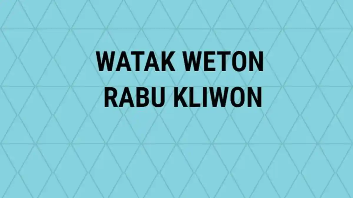 Watak Weton Rabu Kliwon 12 Februari 2025: Lakuning Srengenge