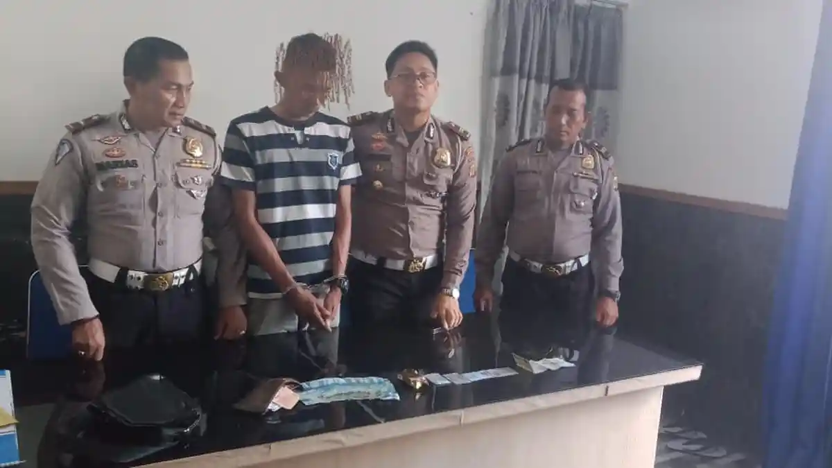 Terjebak Macet di Depan Terminal Kualasimpang, Pengemudi yang Membawa Narkoba Gagal Kabur