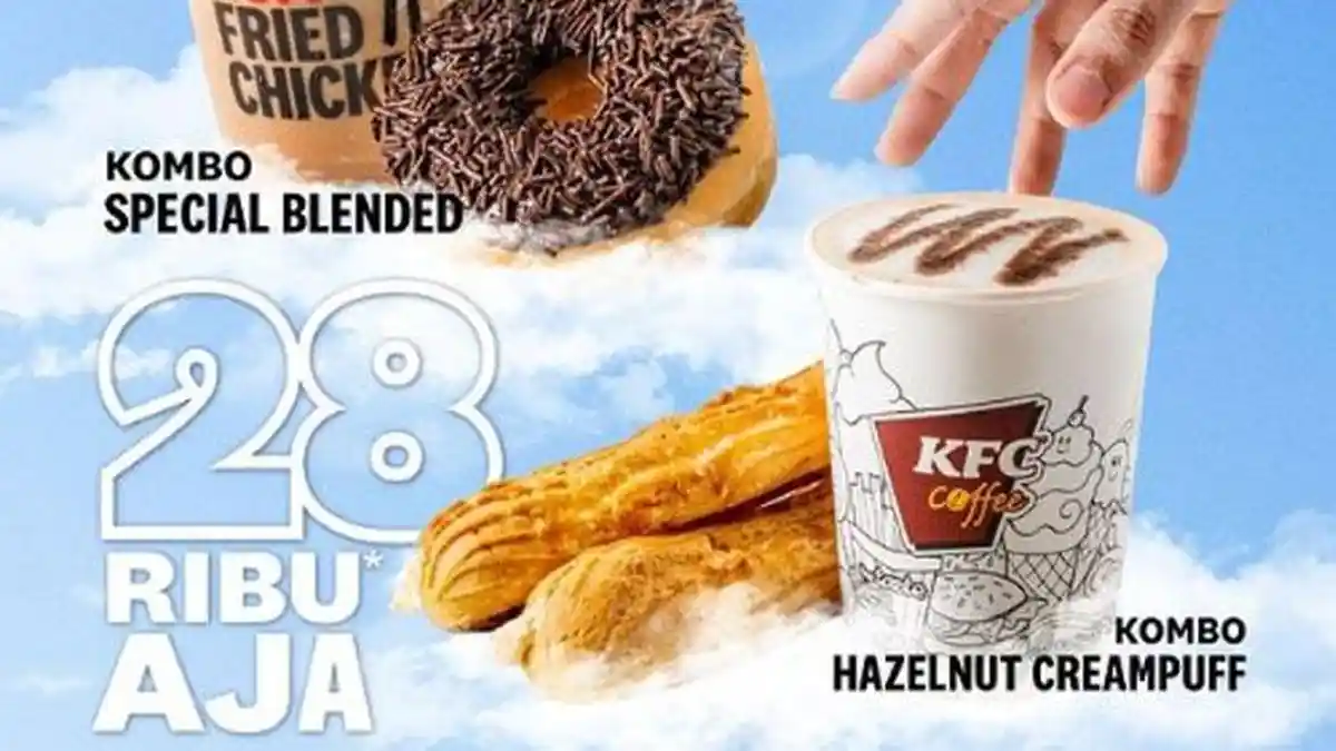 3 Promo KFC Hari Ini 31 Oktober 2023, Kombo Hazelnut Creampuff Rp28 Ribuan