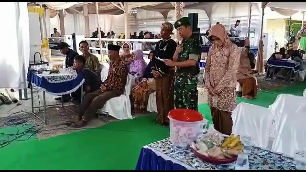 Cerita Unik Pelda Rahtama, Kenakan Seragam Lengkap TNI saat Pasrah Nganten dengan Jawa Krama Inggil