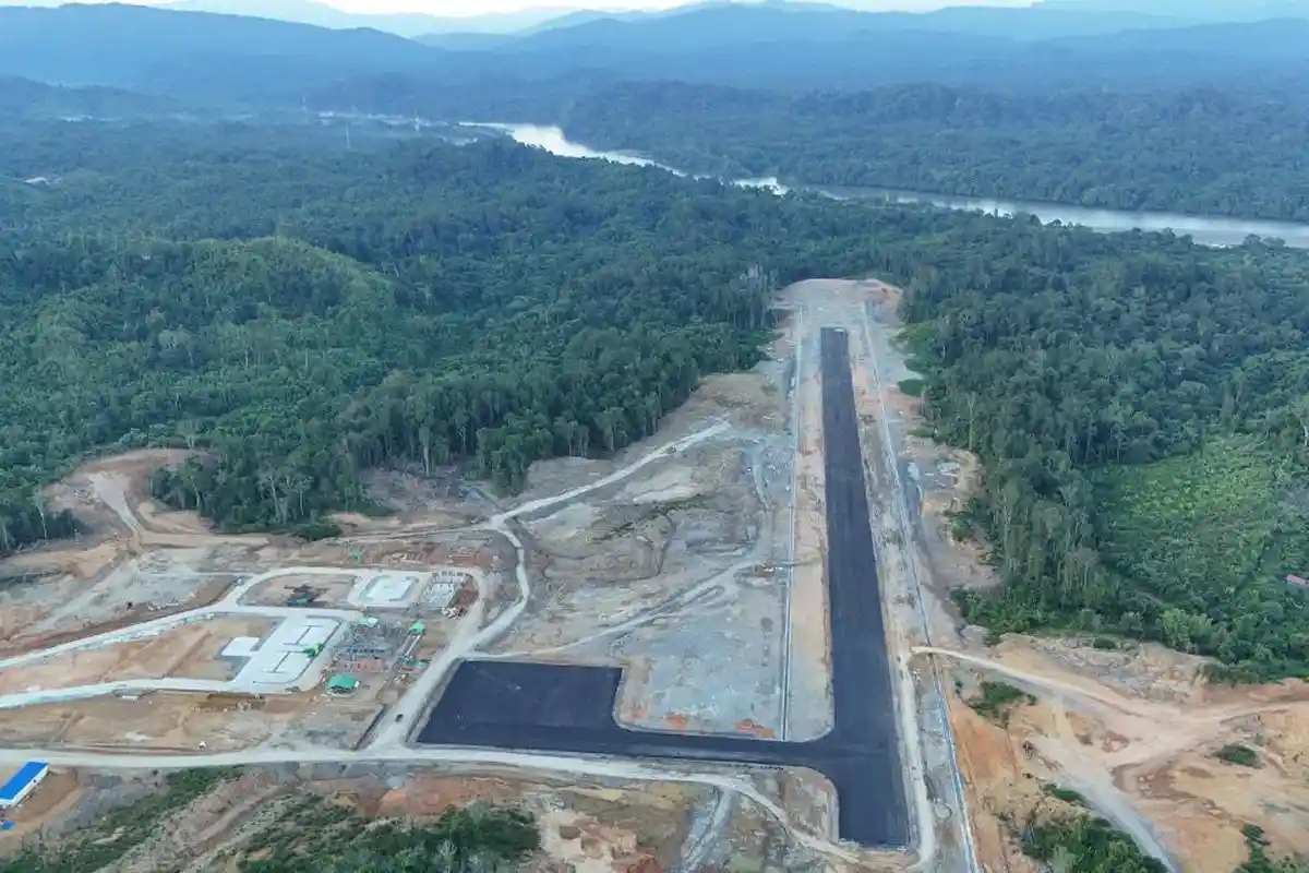 Progres Bandara Ujoh Bilang Capai 51 Persen, Terminal dan Fasilitas Pendukung Dikebut