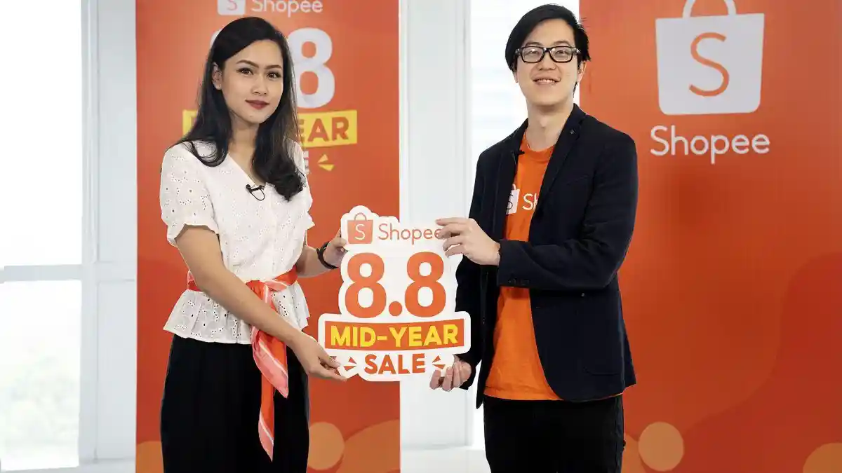 Shopee Tebar Jutaan Hadiah Lewat Live Jutawan di Kampanye 8.8 Mid Year Sale
