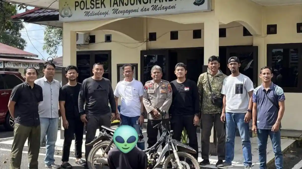 Pencuri Dibekuk Saat Transaksi Motor Curian